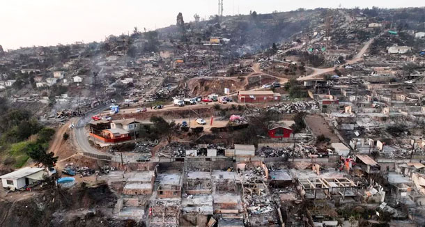 Sobe para 112 o número de mortos em incêndios florestais no Chile