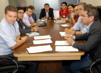 Membros da CPI da Telefonia reunidos/Foto: Rubilar Santos