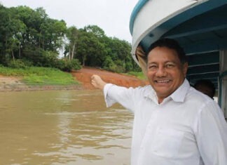 Deputado Francisco Souza, ideliazador da Ponte Rio Solimões