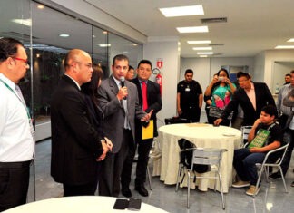 Josué Neto se encontra com a imprensa na ALEAM/Foto: Alberto Cesar