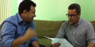 Deputado Tony Medeiros com o Reitor Cleinaldo Costa(UEA)/Foto: Arquivo