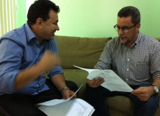 Deputado Tony Medeiros com o Reitor Cleinaldo Costa(UEA)/Foto: Arquivo