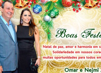 Cartão de Boas Festas - Omar e Nejmi