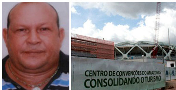 José Antonio, encarregado de obras infarta e é a segunda morte de hoje na Arena/Foto: Rômulo de Souza