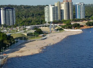 Ponta Negra sob gestão da PMM/Foto: Arquivo