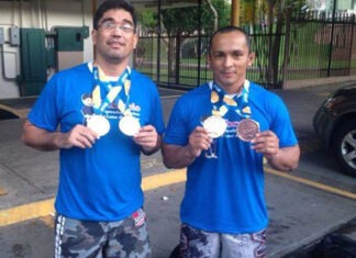 Ronnie Melo(E) e Melque Galvão(D), retornam com ouro e bronze do Panamá/Foto: Antonio Lima