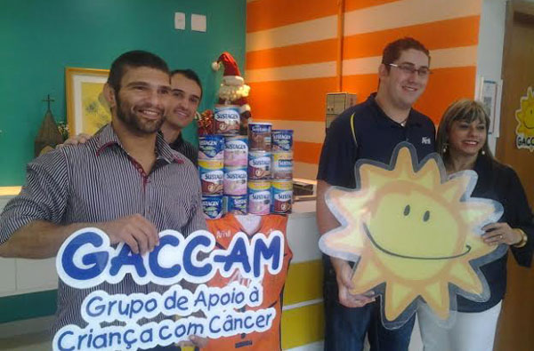 saude-criancas-gacc-02-12-13 Fisoterapeuta Daniel Xavier(E), diretor do IAPES/Foto: Divulgação