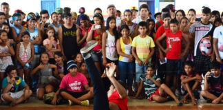"Caravana da Juventude", em Parintioto: Michael Dantas
