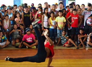 "Caravana da Juventude", em Parintioto: Michael Dantas