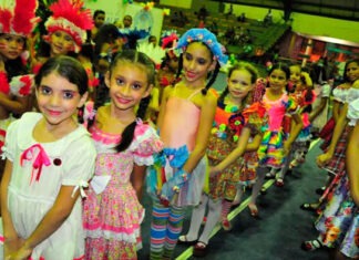 Festa do 'Gala Gym', coma ginástica amazonense/Foto; Michael Dantas