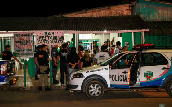 Operação de combate ao tráfico e a prostituição, em Figueiredo/Foto: André Amazonas