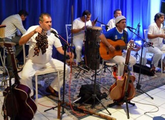 Conjunto Raízes Cabloca na festa do Nacional/Foto: Divulgação