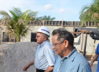 José Melo visita obras do CRDQ/Foto: Chico Batata
