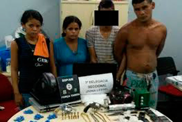 policia-quadrilha-presa-16-01-14 Presos ontem, portando drogas/Foto: SSP