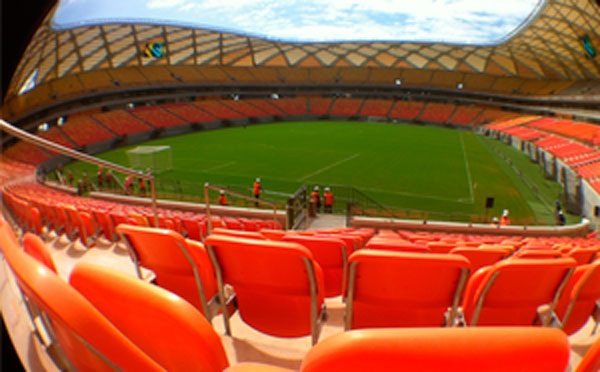 copa-arena-manaus-11-02-14 Arena da Amazônia, uma das atrações em Manaus/Foto: Divulgação
