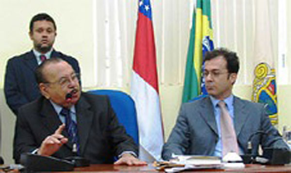 politica-gilberto-chico-pre Gilberto Mestrinho, Chico Preto e Silvio Batista(F)