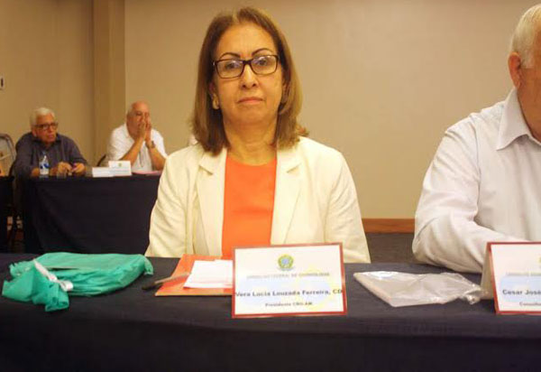 Vera Louzada, atual presdente do CRO/Am