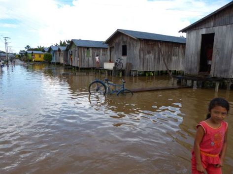 Cheia no Rio Purus