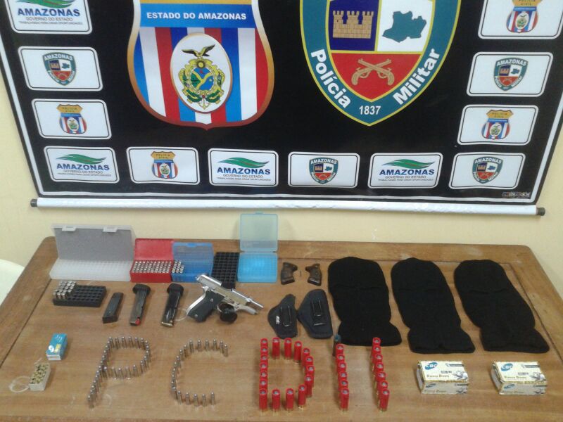 Polícia apreende armas em Itacoatiara