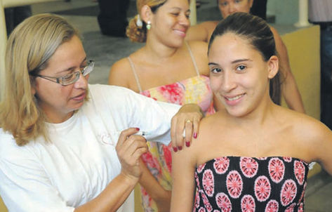 Vacinação contra a gripe, em Manaus