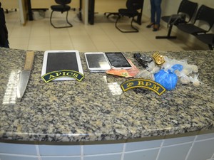 Jovens presos com cocaina e maconha, em Roraima