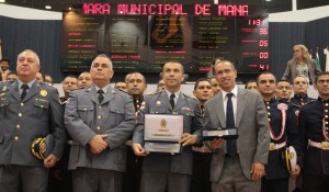 Academia da PMAm recebe homenagem na CMM