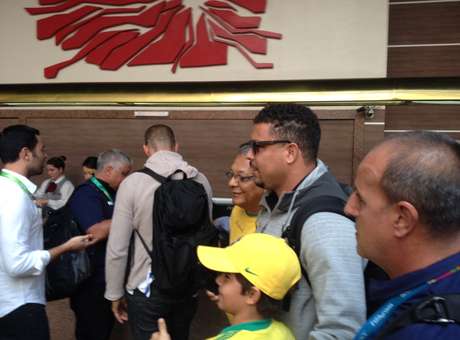 Ronaldo visita Jogadores da Seleção