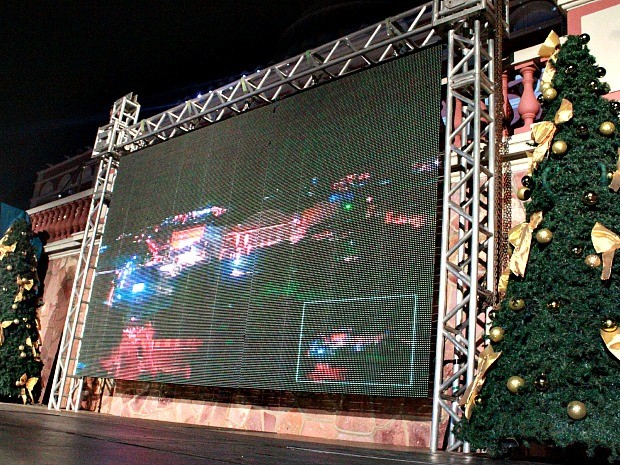 Telão de LED no Largo São Sebastião
