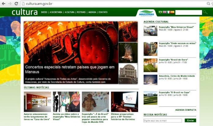Portal ad Cultura já está disponível em Manaus