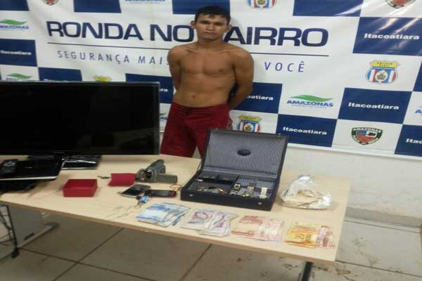 PM prende Elionel "Pururuca", em Itacoatiara