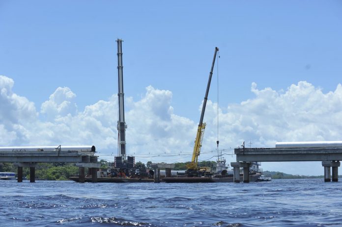 Obras do Proama estão avançando com instalações de vigas