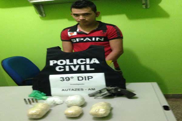 Preso quando tentava entrar com drogas nos Autazes