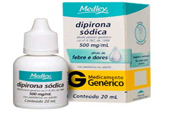 Dipirona sódica com venda suspensa
