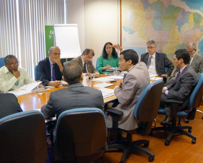 Reunião de servidores da Suframa, em Brasília