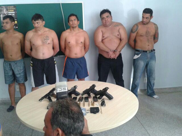 Homens armados presos no Vieiralves