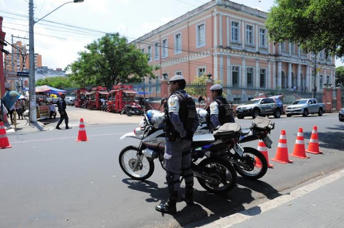 Novo sistema de segurançano centro de Manaus