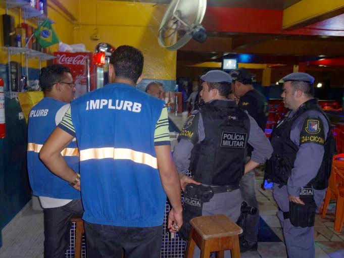 Operação 'Mote Criisto' ficha bares o centro de Manaus
