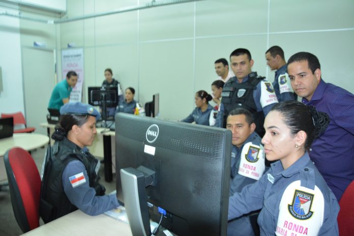 Aplicativo de internet auxilia policiaiss do Ronda Maria da Penha