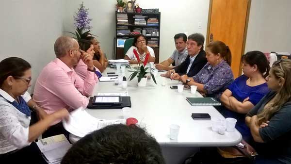 Reunião Sejusc, com deputado Luis Castro, segudo à direita/Foto: Divulgação
