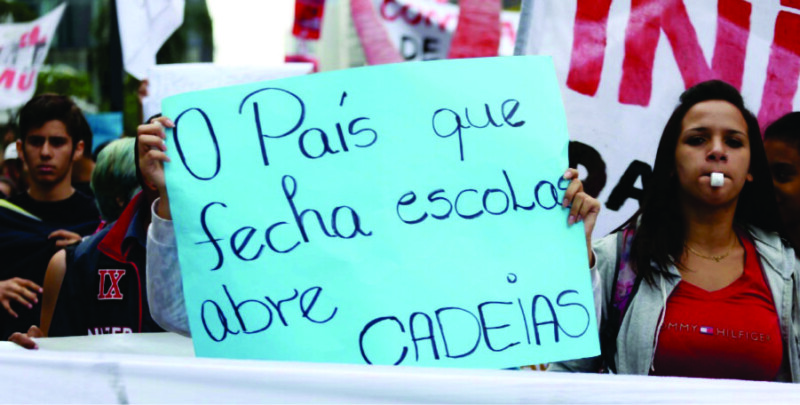 estudantes em SP