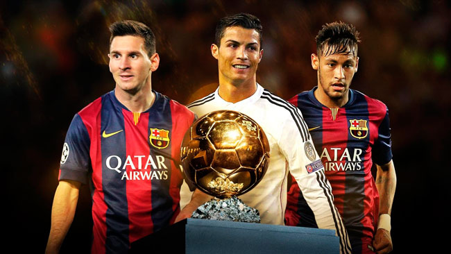 Cristiano Ronaldo, Messi e Neymar na corrida a melhor jogador do
