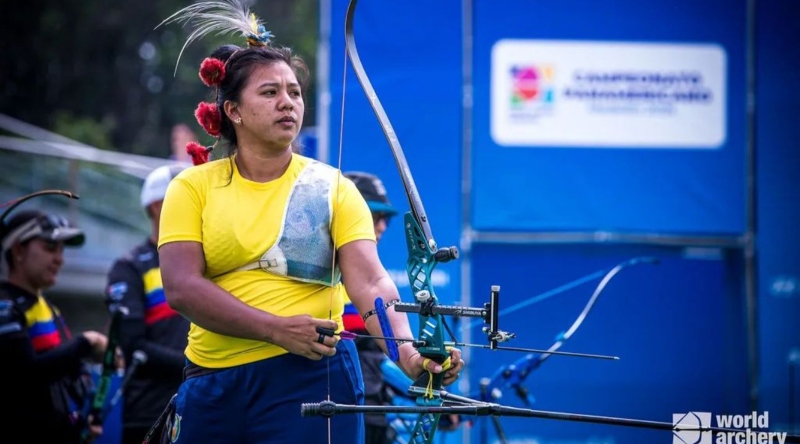 Arqueira indígena Graziela Santos busca vaga nas Olimpíadas de Paris