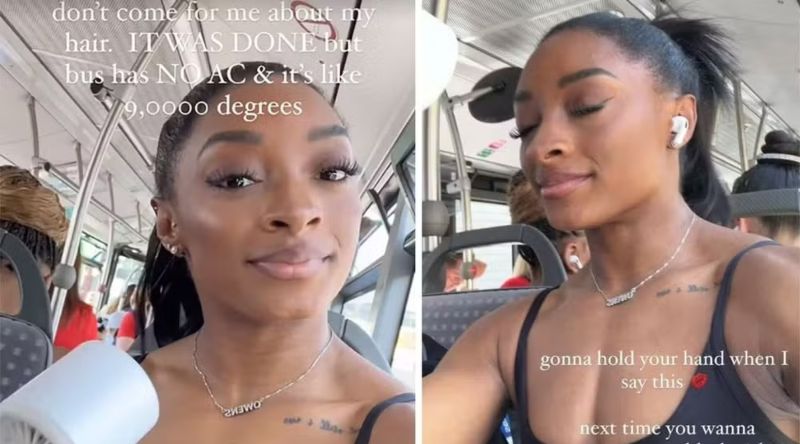 Simone Biles rebateu críticos em seu Instagram — Foto_ Reprodução_Instagram_simonebiles