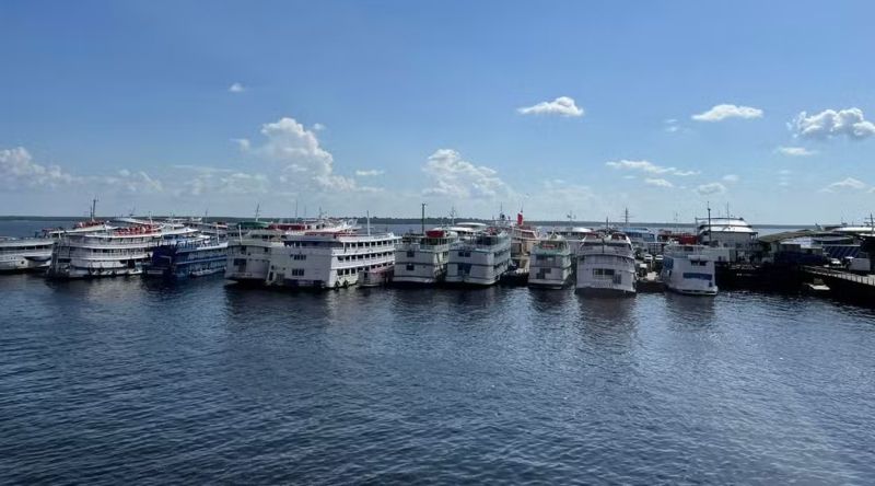Porto de Manaus durante - Foto_ Reprodução