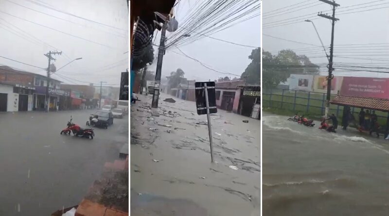 Forte chuva em Manaus