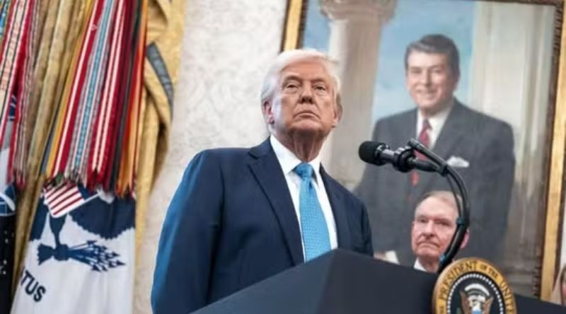 O presidente dos Estados Unidos, Donald Trump