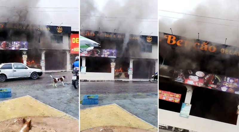 Incêndio em restaurante