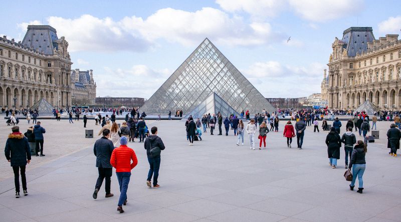 Louvre-Museum-Pyramids