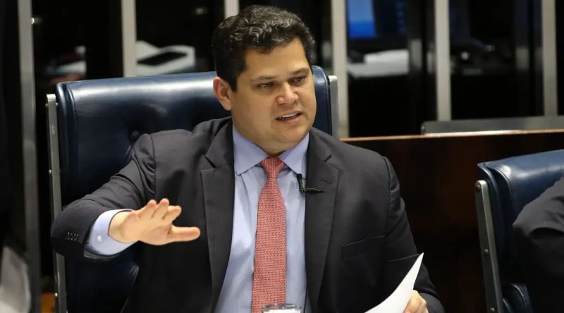 O presidente do Senado, Davi Alcolumbre (União-AP) - Reprodução_Agência Brasil