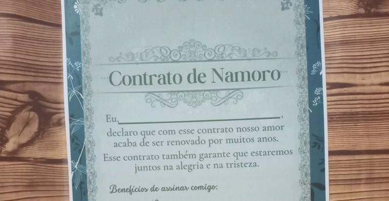 contrato de namoro